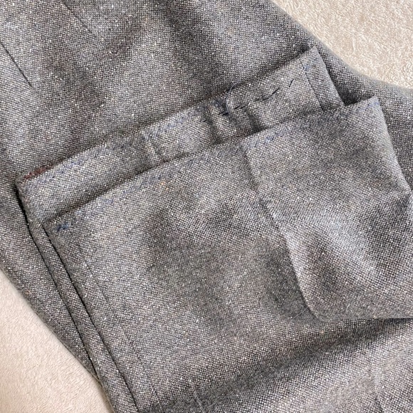 Pendleton Brown Wool Lambswool and Silk Blend Trousers Pants 14 - Picture 12 of 16